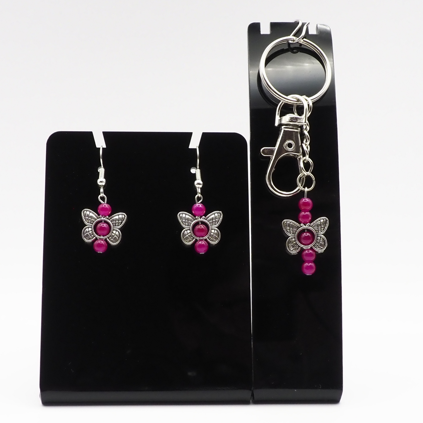 Butterfly Keyring and Earring Sets