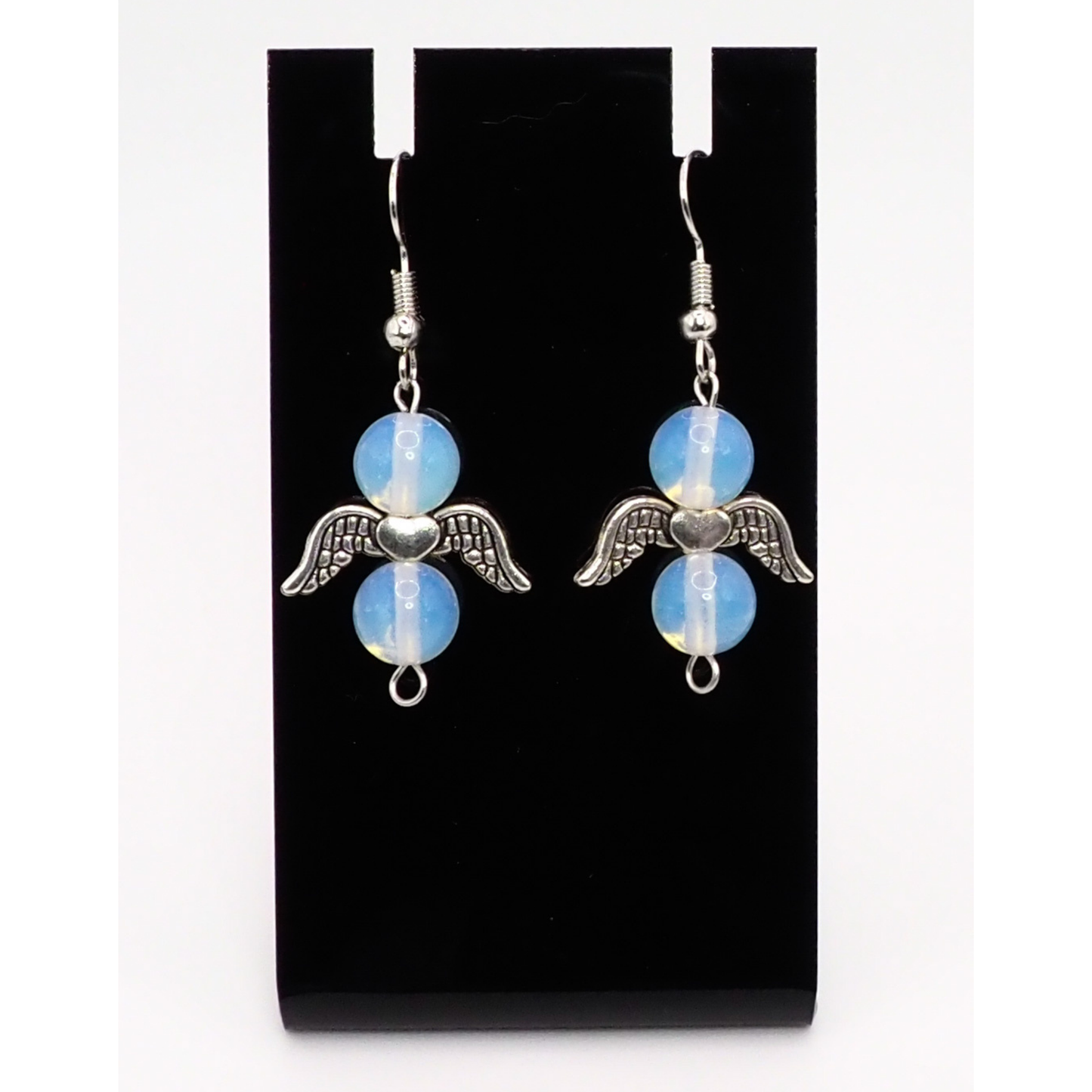 Opal Angel Earrings