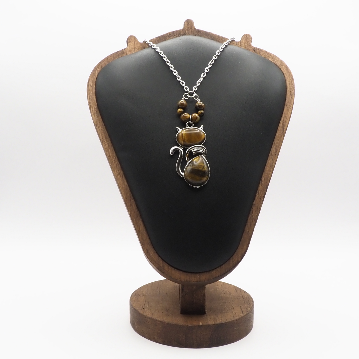 Stone Cat Necklace