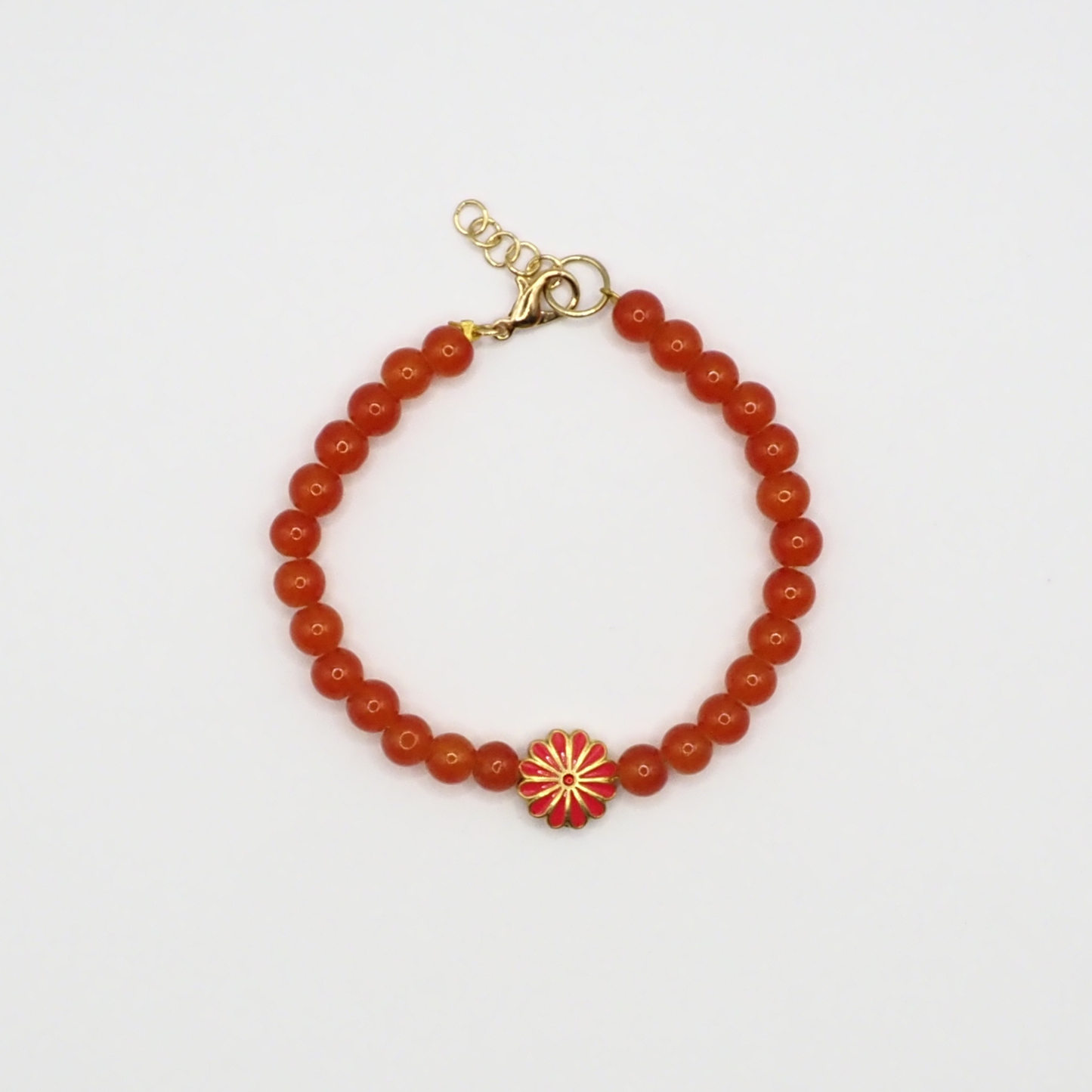 Charming Cloisonne Bead Bracelet