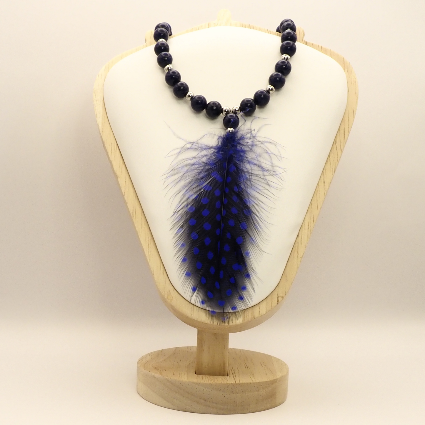 Lapis Lazuli Feather Necklace