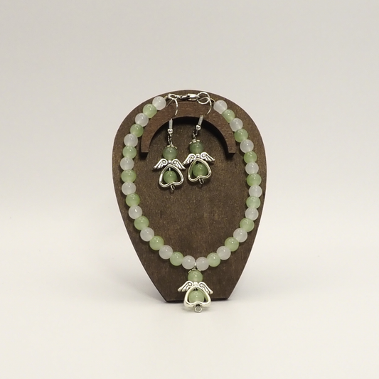 Delicate Angel Bracelet & Earring Sets