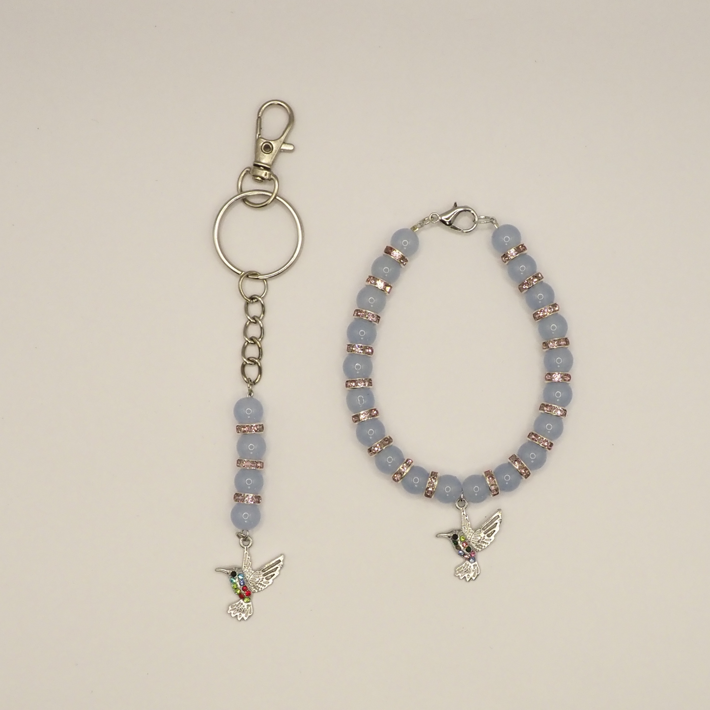 Charming Bird Bracelet & Keyring Sets