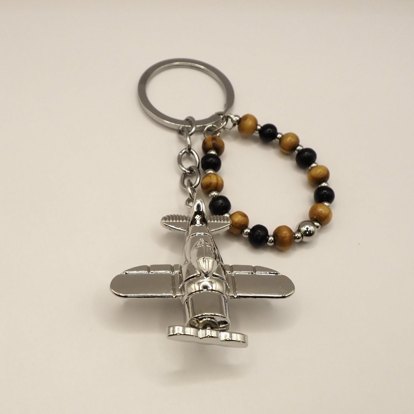 Plane Wooden Keyring