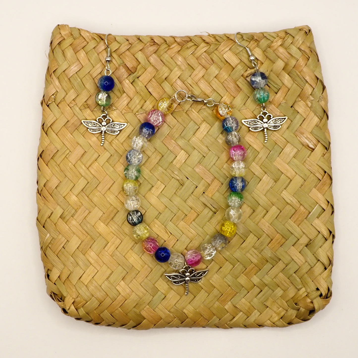 Glass Dragonfly Earring Sets