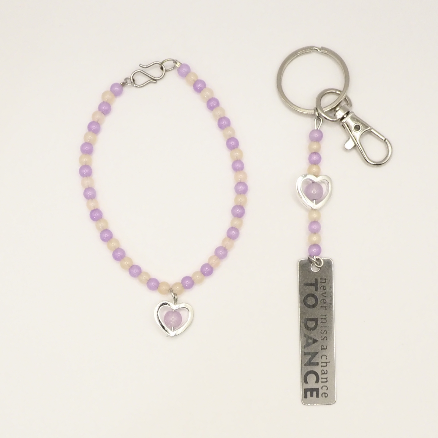 Dance Keyring & Bracelet set