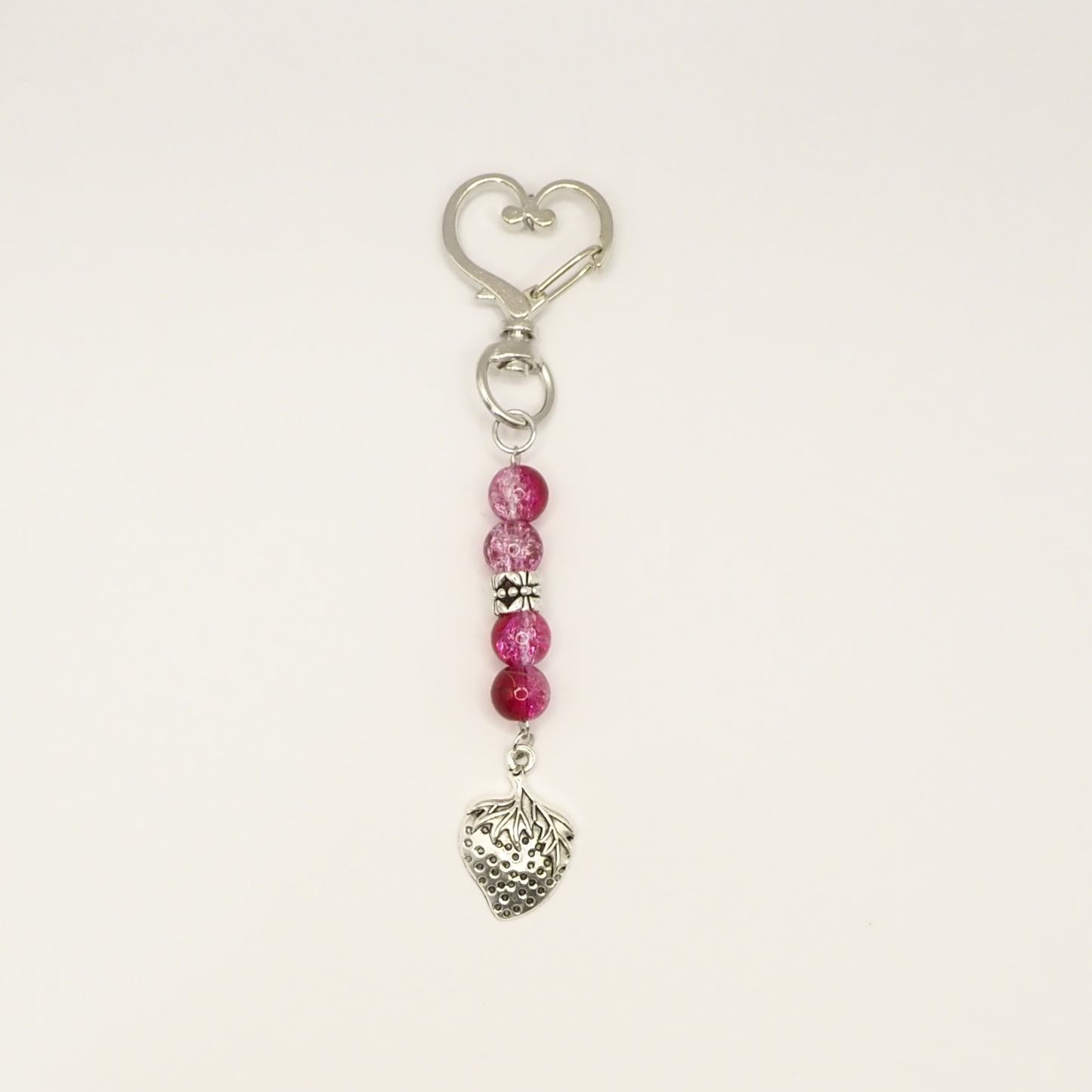 Sweet Strawberry Bag Charm
