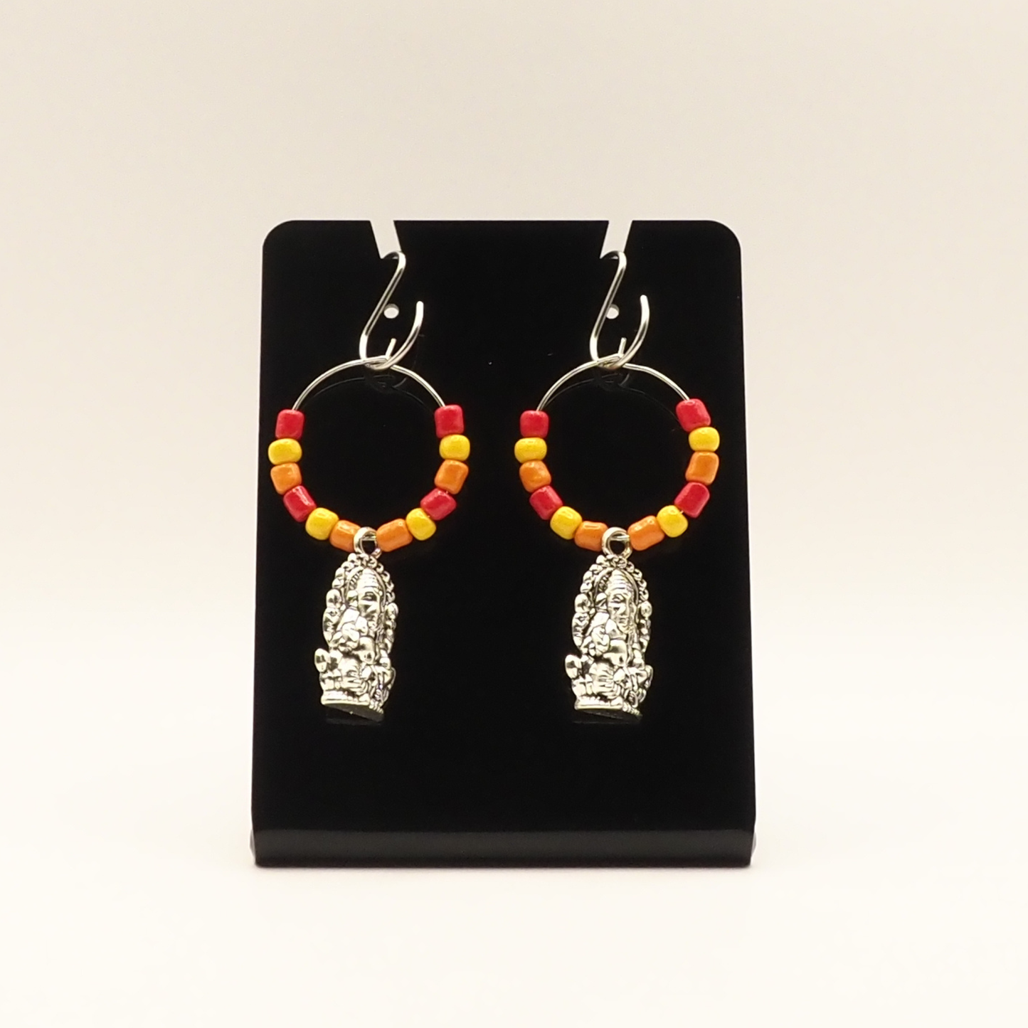 Ganesha Hoop Earrings
