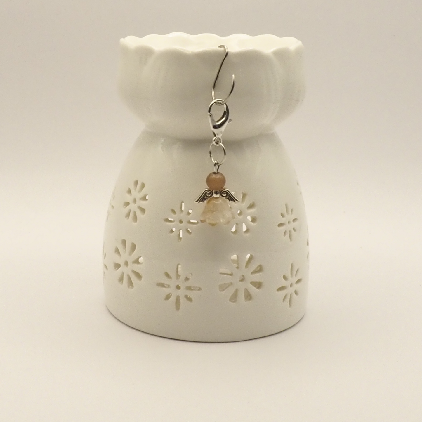 Glass Angel Bag Charm