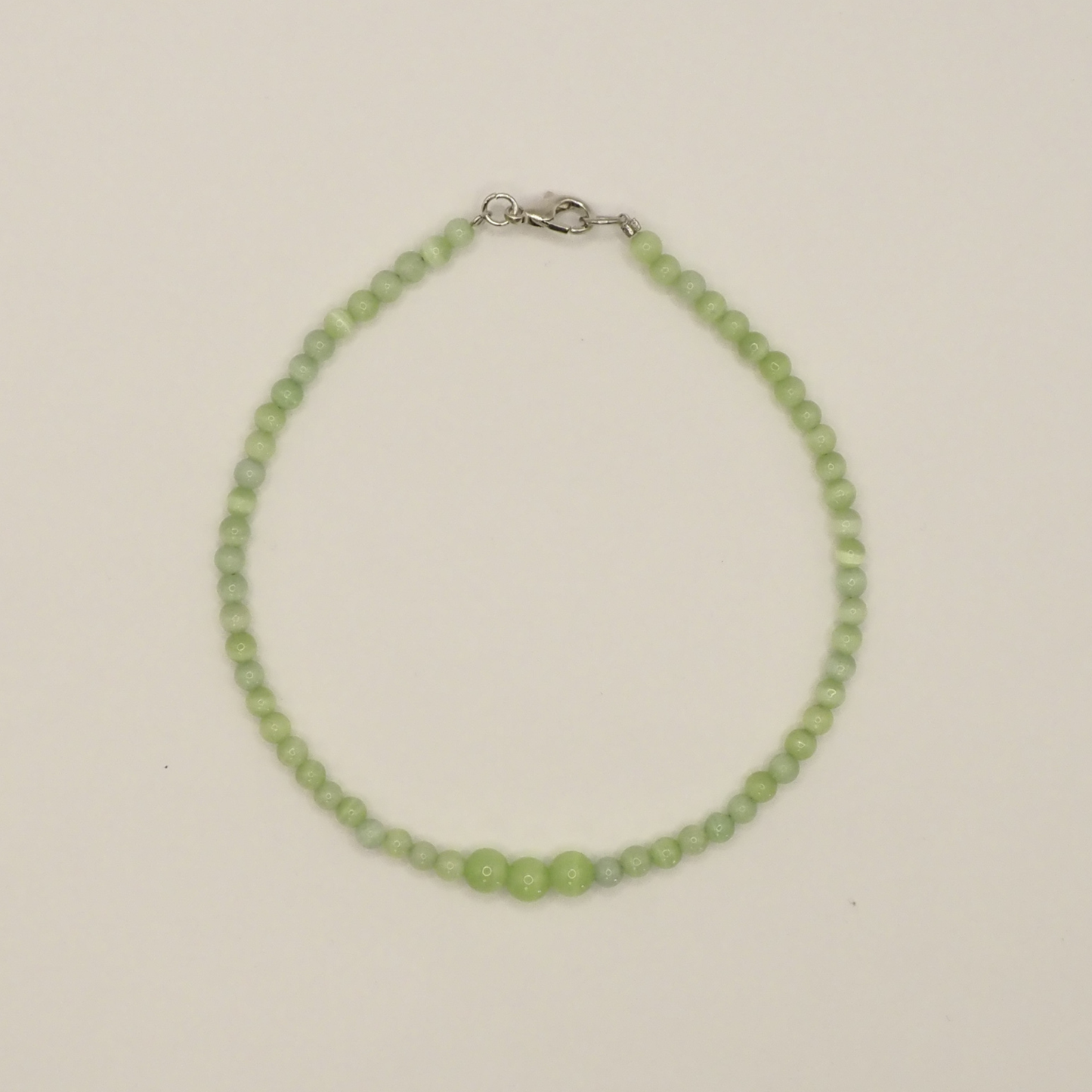 Green Cats Eye Anklet