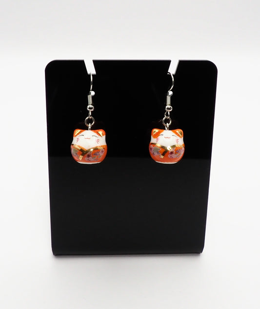 Lucky Cat Earrings
