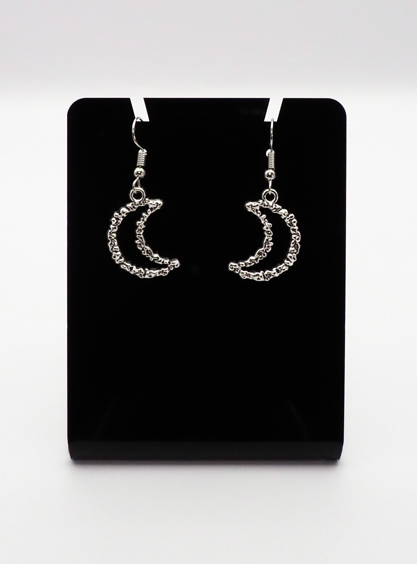 Lunar Whisper Crescent Earrings