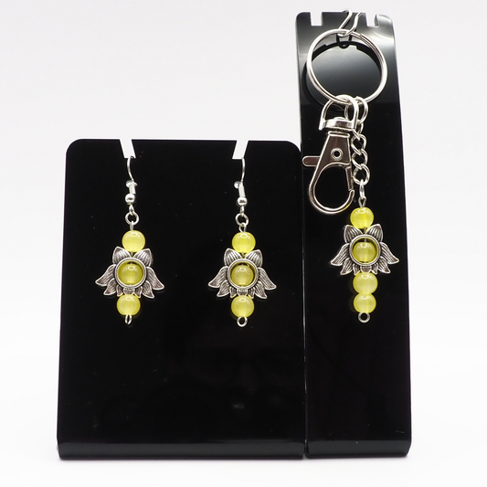 Sunflower Keyring and Earring Set