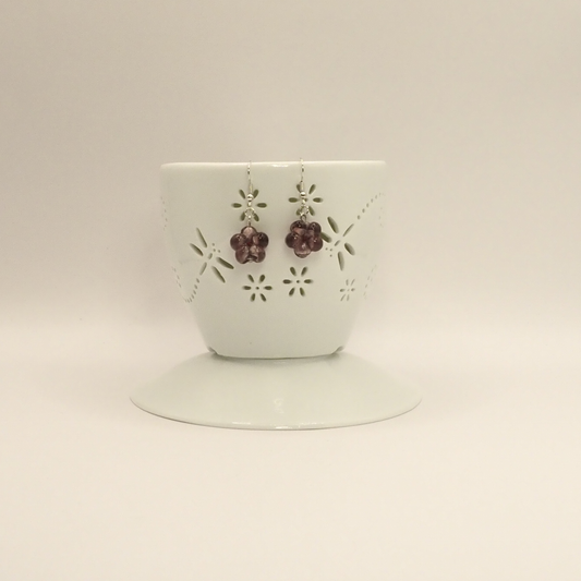 Delicate Glass Bloom Earrings