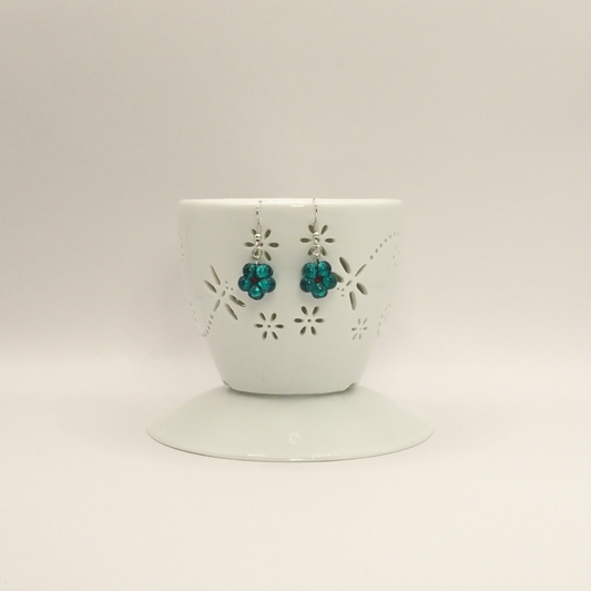Delicate Glass Bloom Earrings