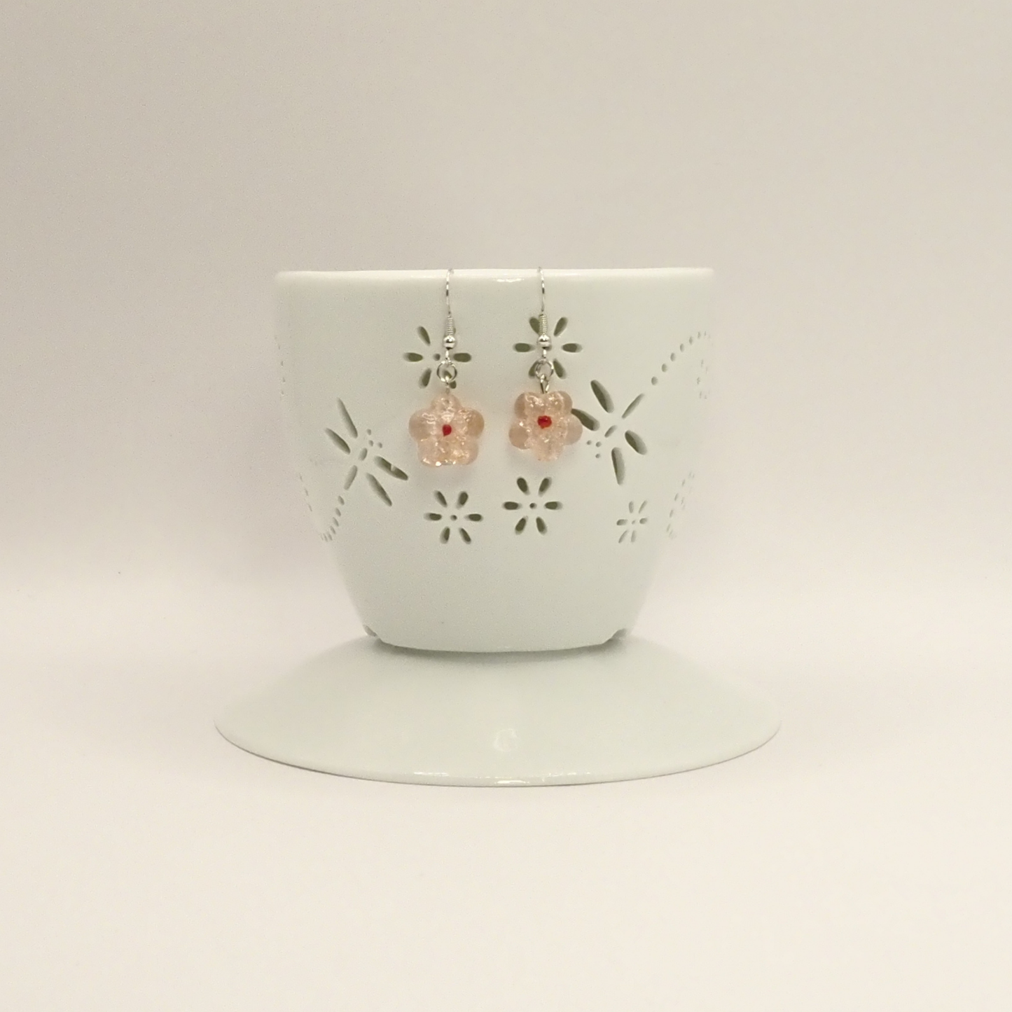 Delicate Glass Bloom Earrings