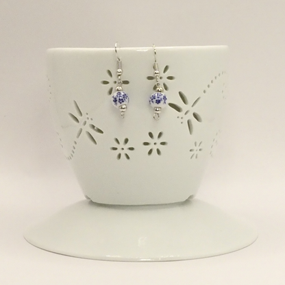 Porcelain Floral Earrings