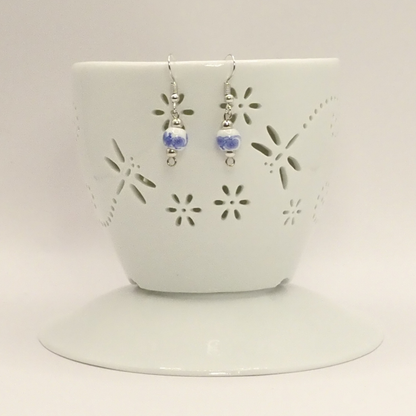 Porcelain Floral Earrings