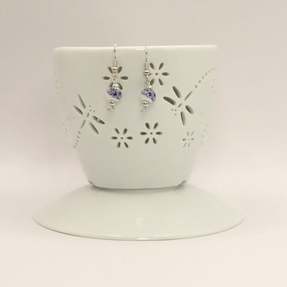 Porcelain Floral Earrings