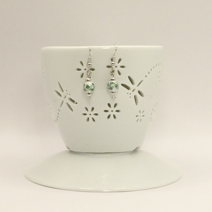 Porcelain Floral Earrings