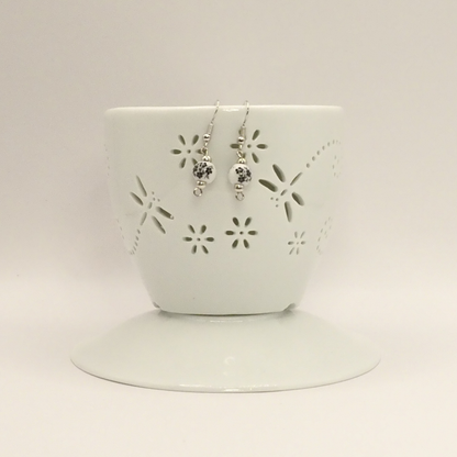 Porcelain Floral Earrings