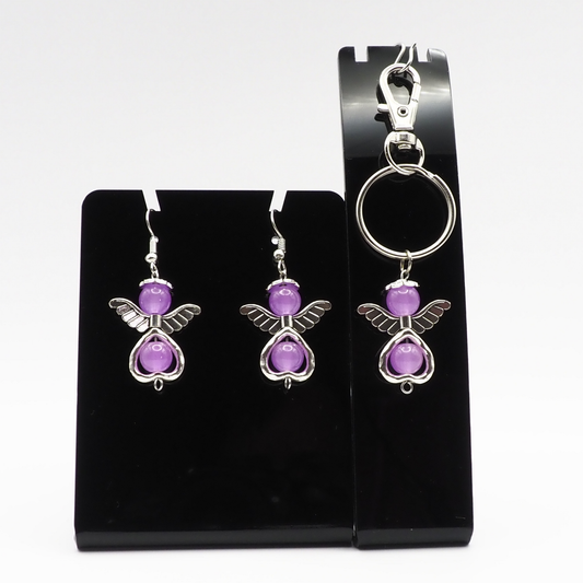 Angel Keyring and Earring Sets