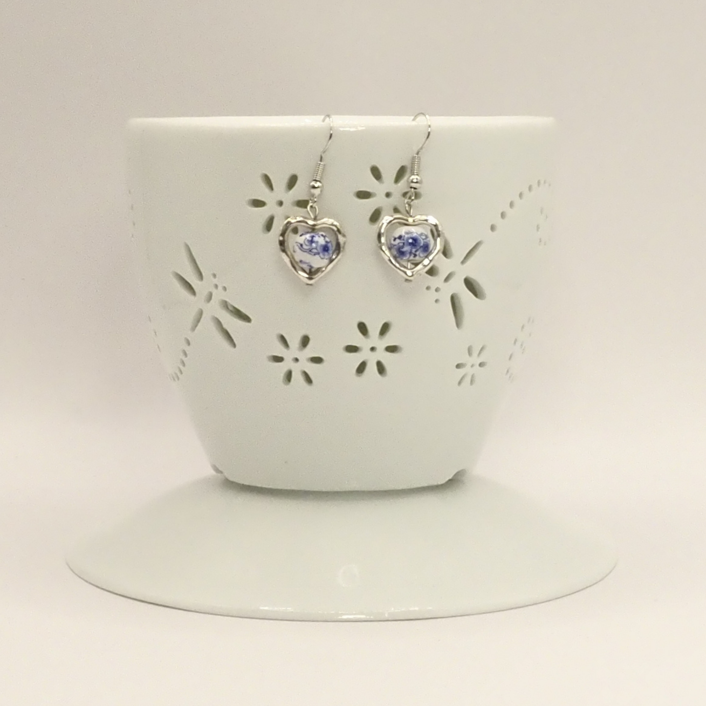 Porcelain Floral Earrings
