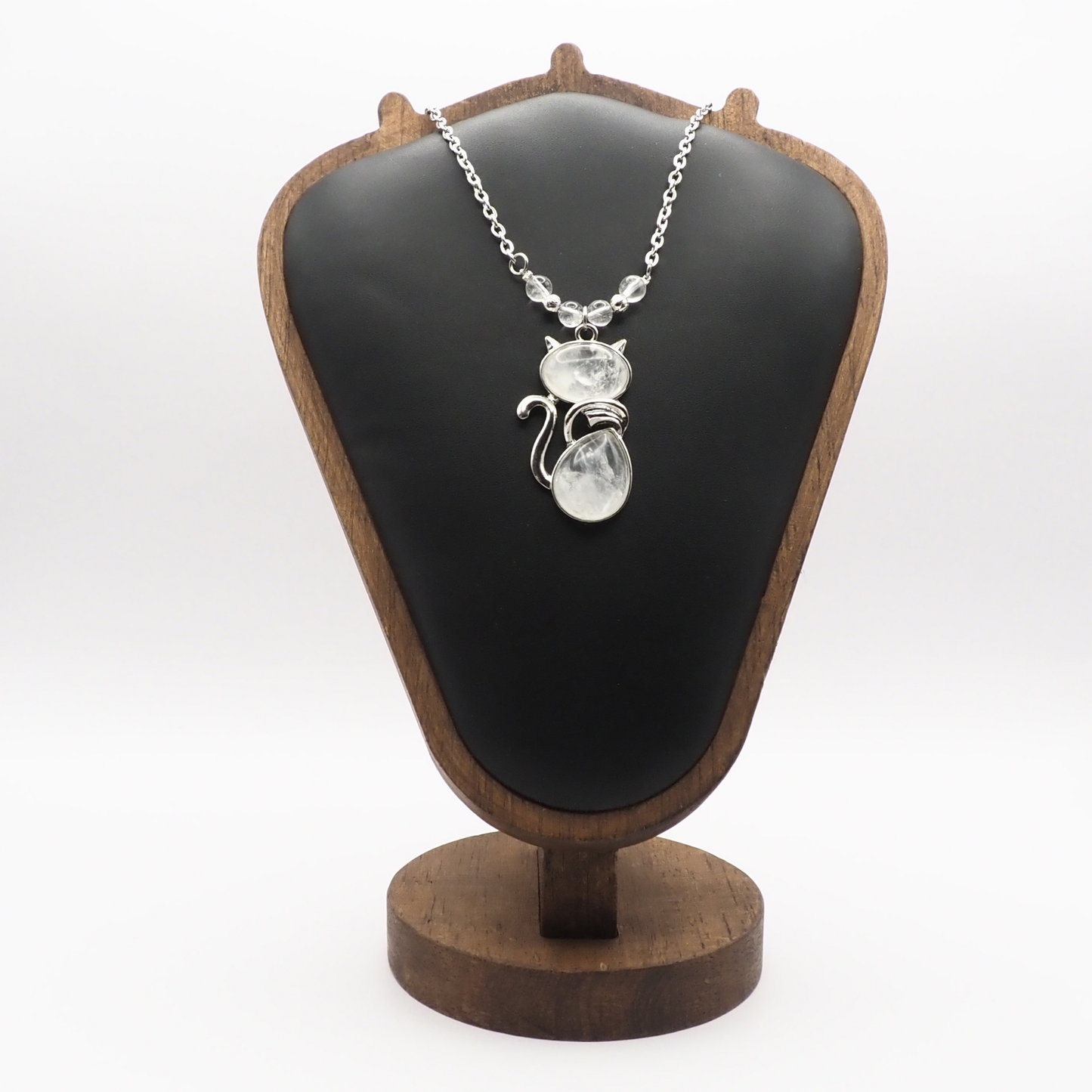 Stone Cat Necklace