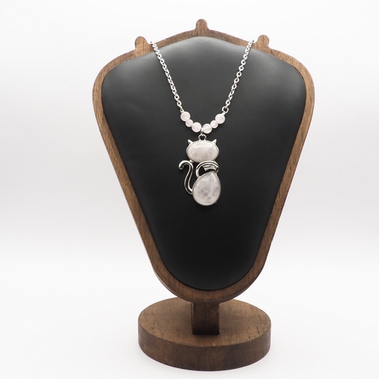 Stone Cat Necklace