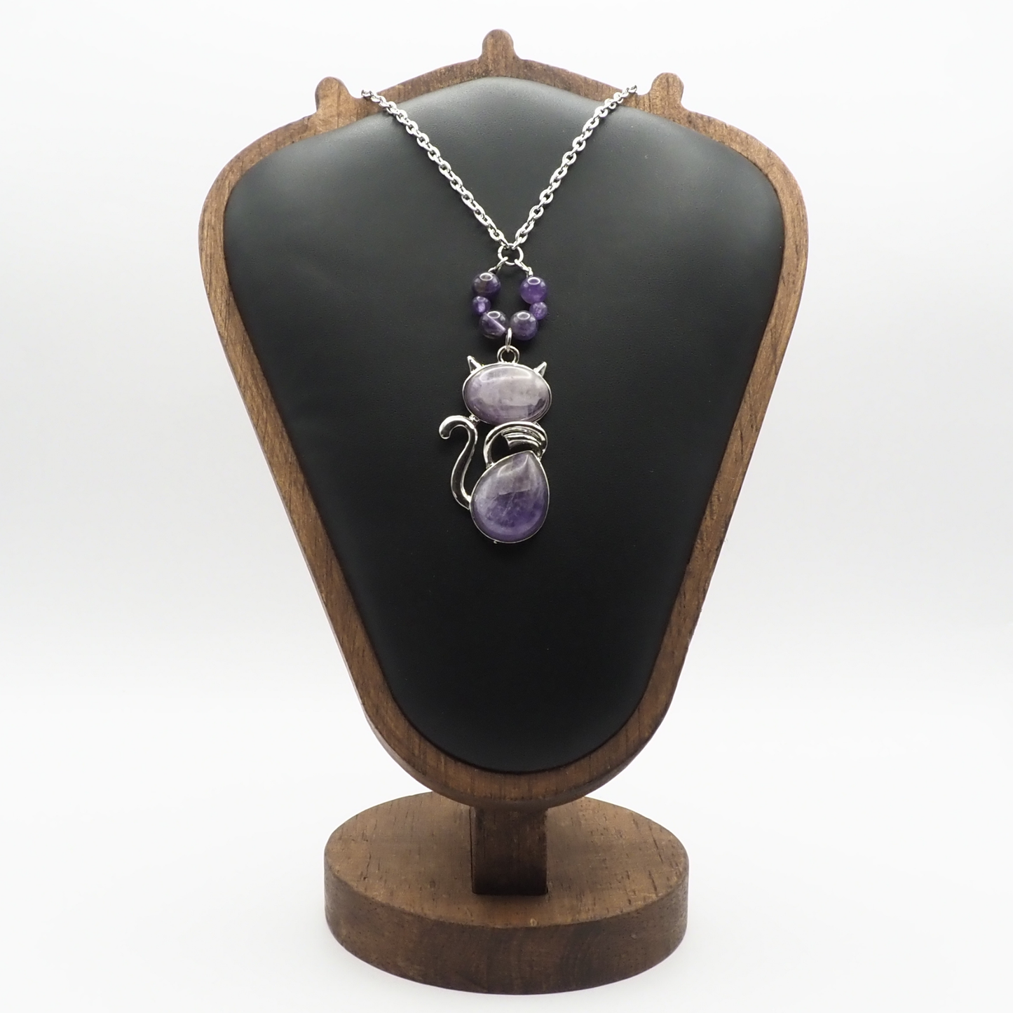 Stone Cat Necklace