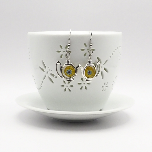 Playful Teapot Earrings