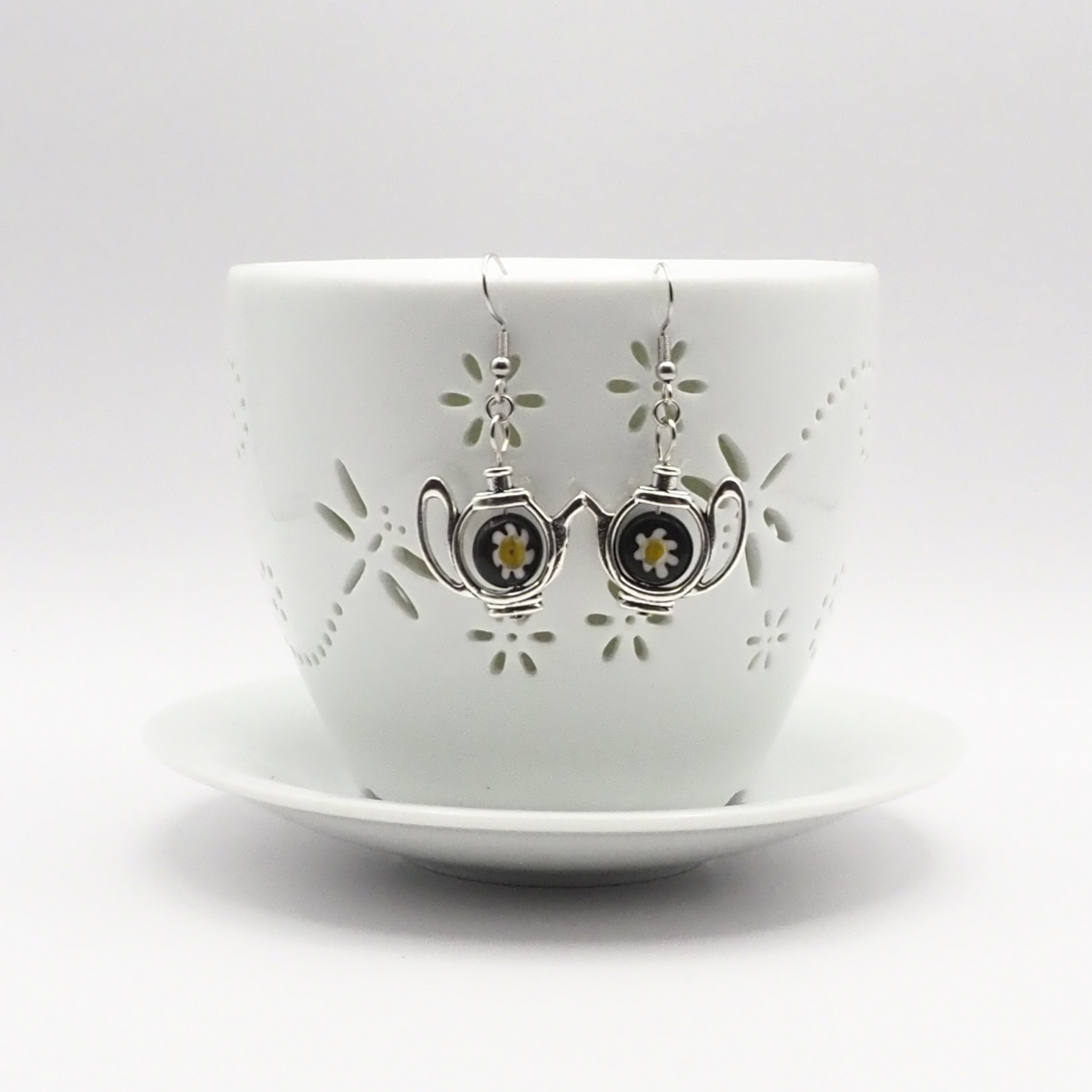 Playful Teapot Earrings