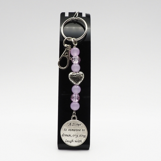 Lavender Sister Keyring