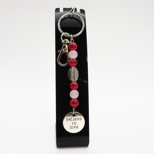 Believe In Love Keyring