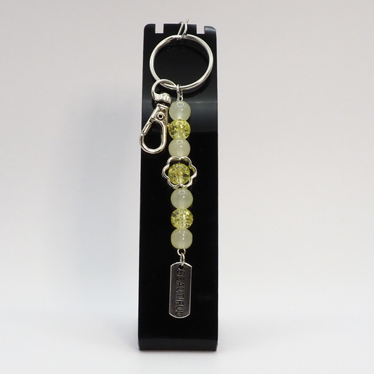 Uplifting Yellow Beautiful Keyring