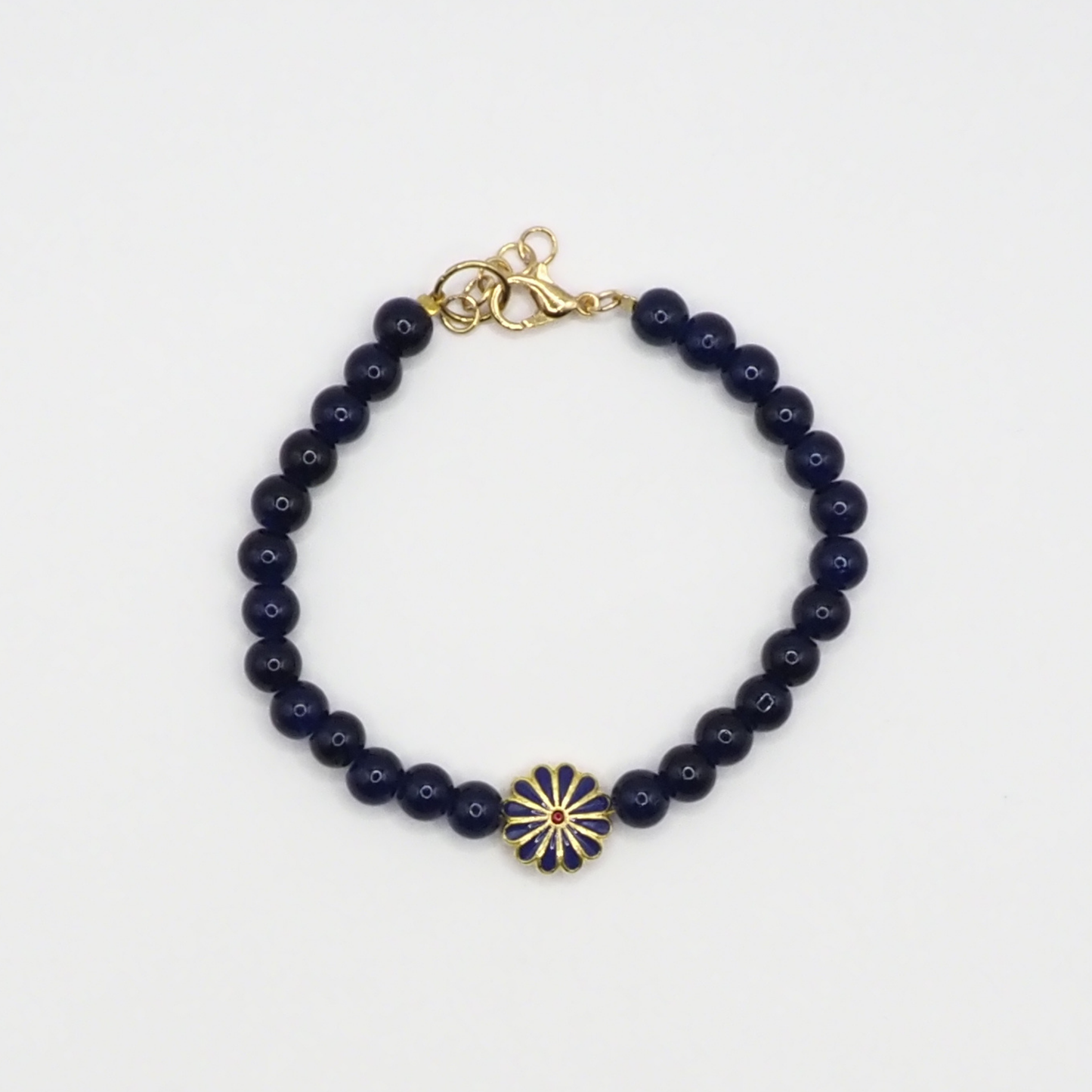 Charming Cloisonne Bead Bracelet