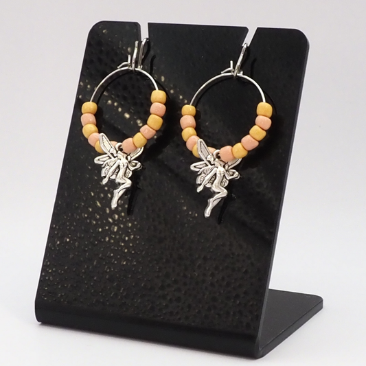 Whimsical Fairy Hoop Earrings