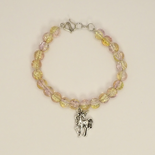 Blush Unicorn Bracelet