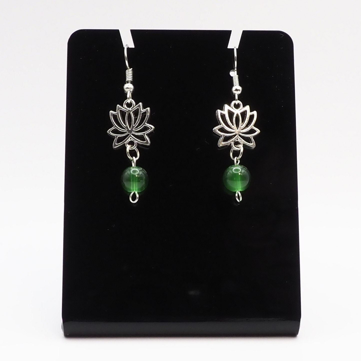 Detailed Lotus Earrings