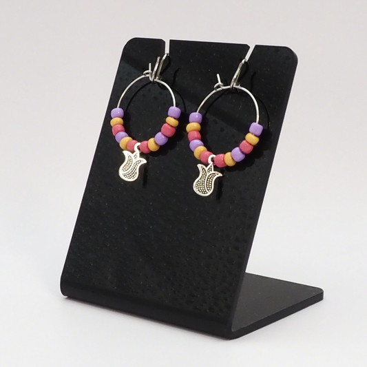 Blossom Hoop Earrings