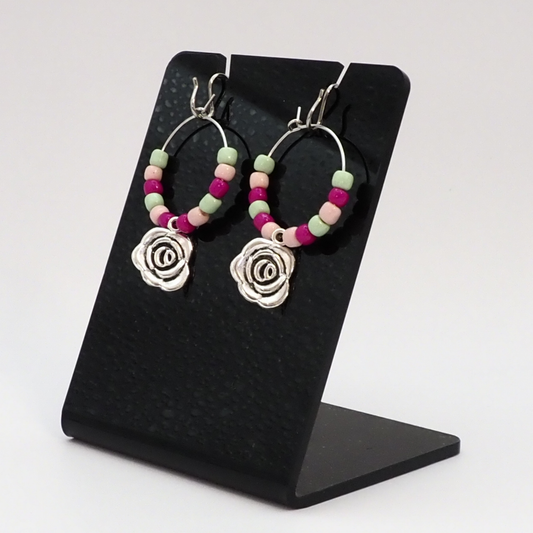 Blossom Hoop Earrings