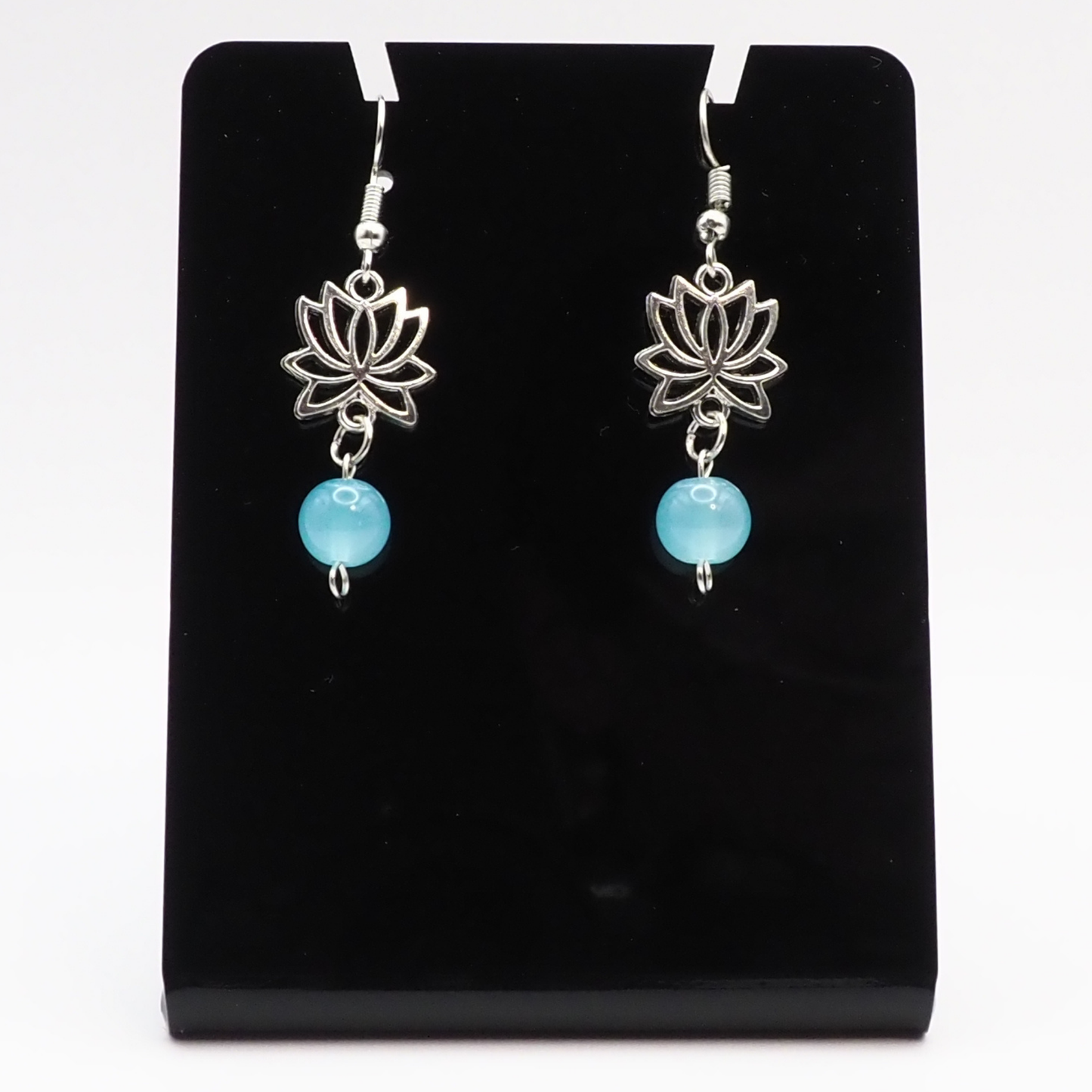 Detailed Lotus Earrings