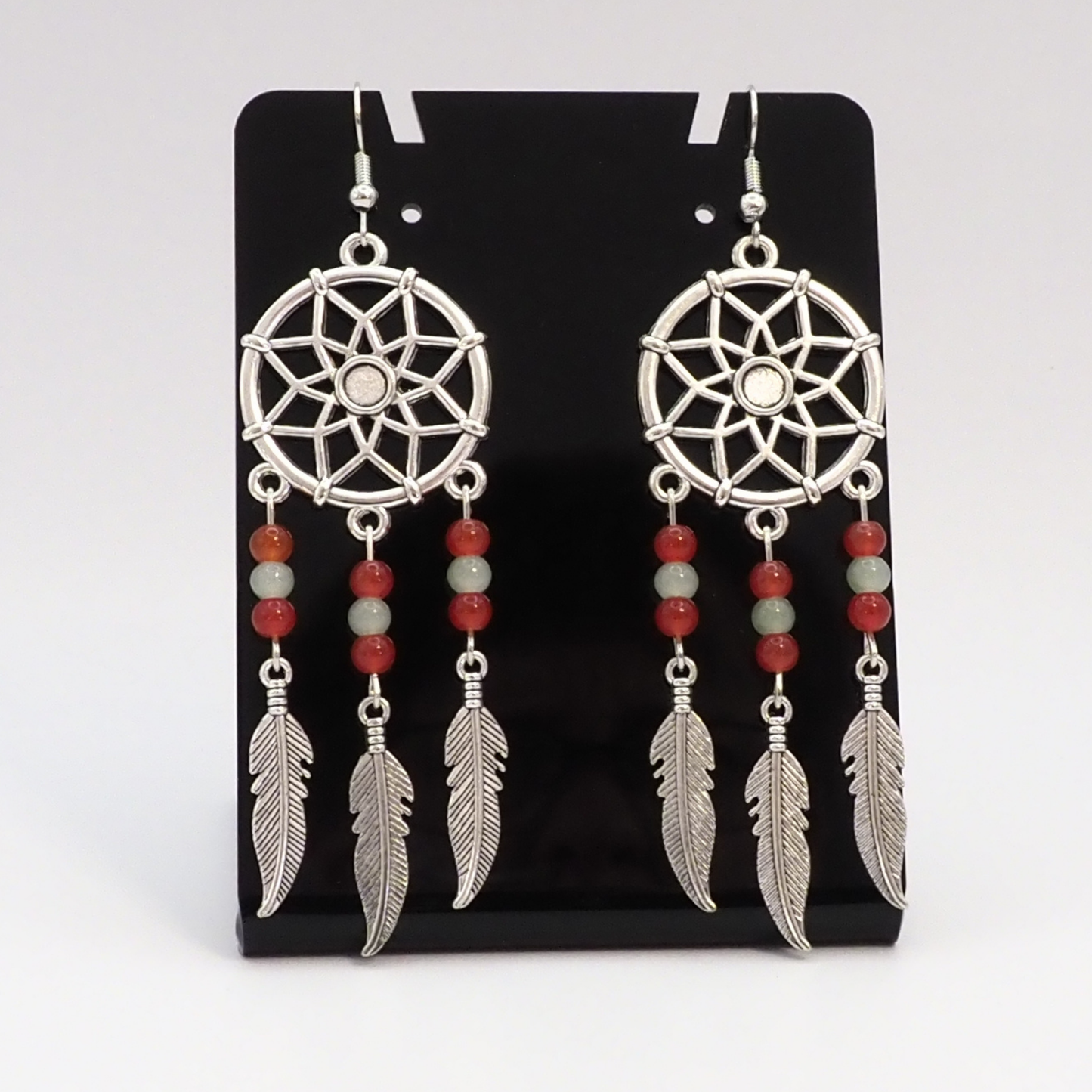 Earthy Dreamcatcher Earrings