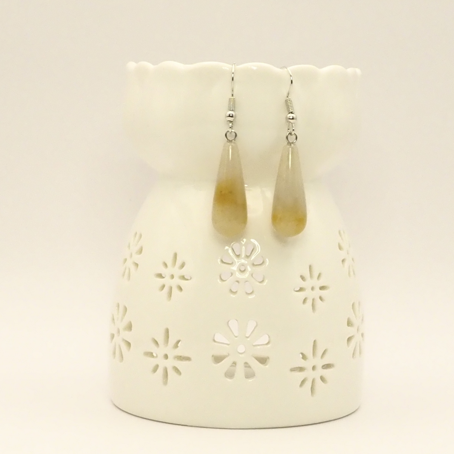 Stone Drop Earrings