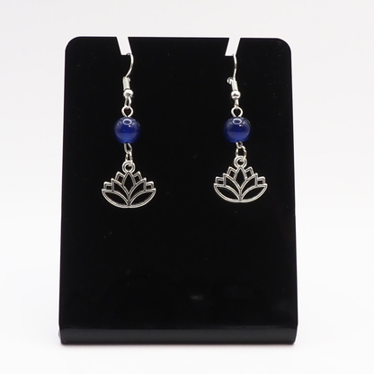 Delicate Lotus Earrings