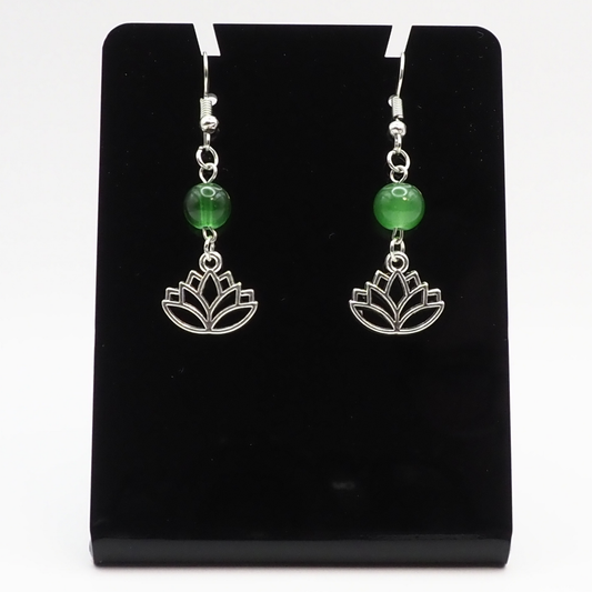 Delicate Lotus Earrings