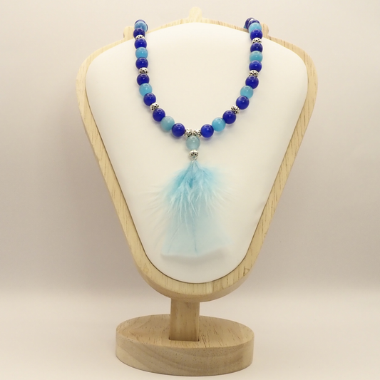 Cat's Eye feather Necklace