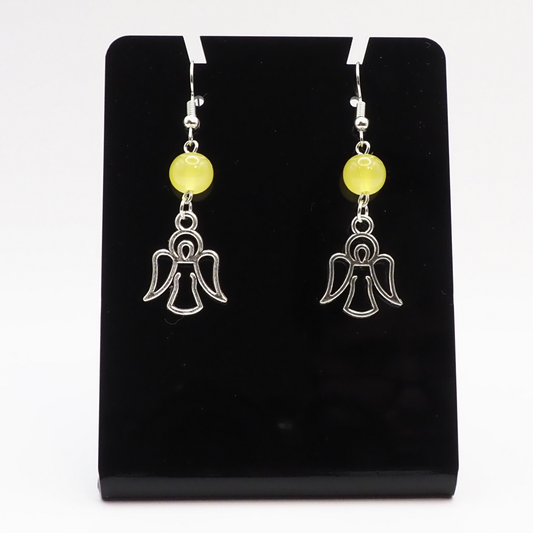 Heaven's Light Angel Earrings