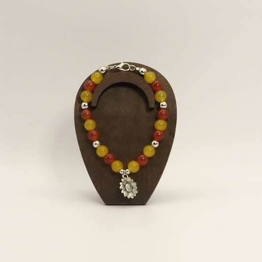 Vibrant Sunflower Bracelet