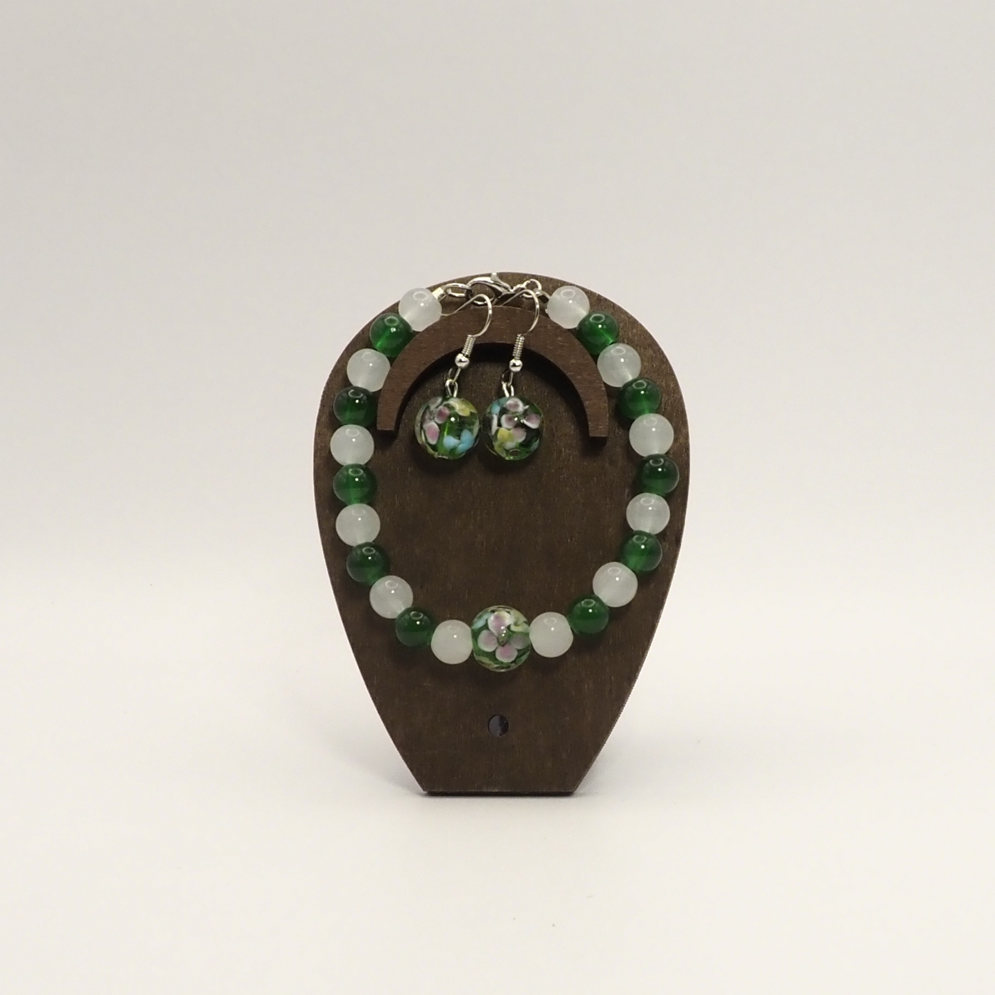 Glass Cloisonne  Bracelet & Earrings Sets